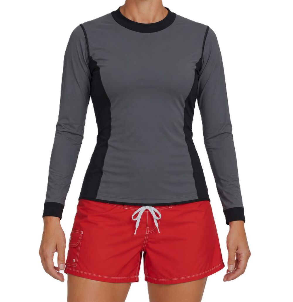 Bomber Gear Solar 50 Rash Guard Womens Large Kayaking White-Water Rafting Shirt
